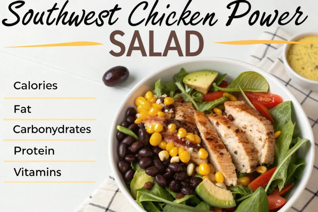 Southwest Chicken Power Salad nutrition breakdown