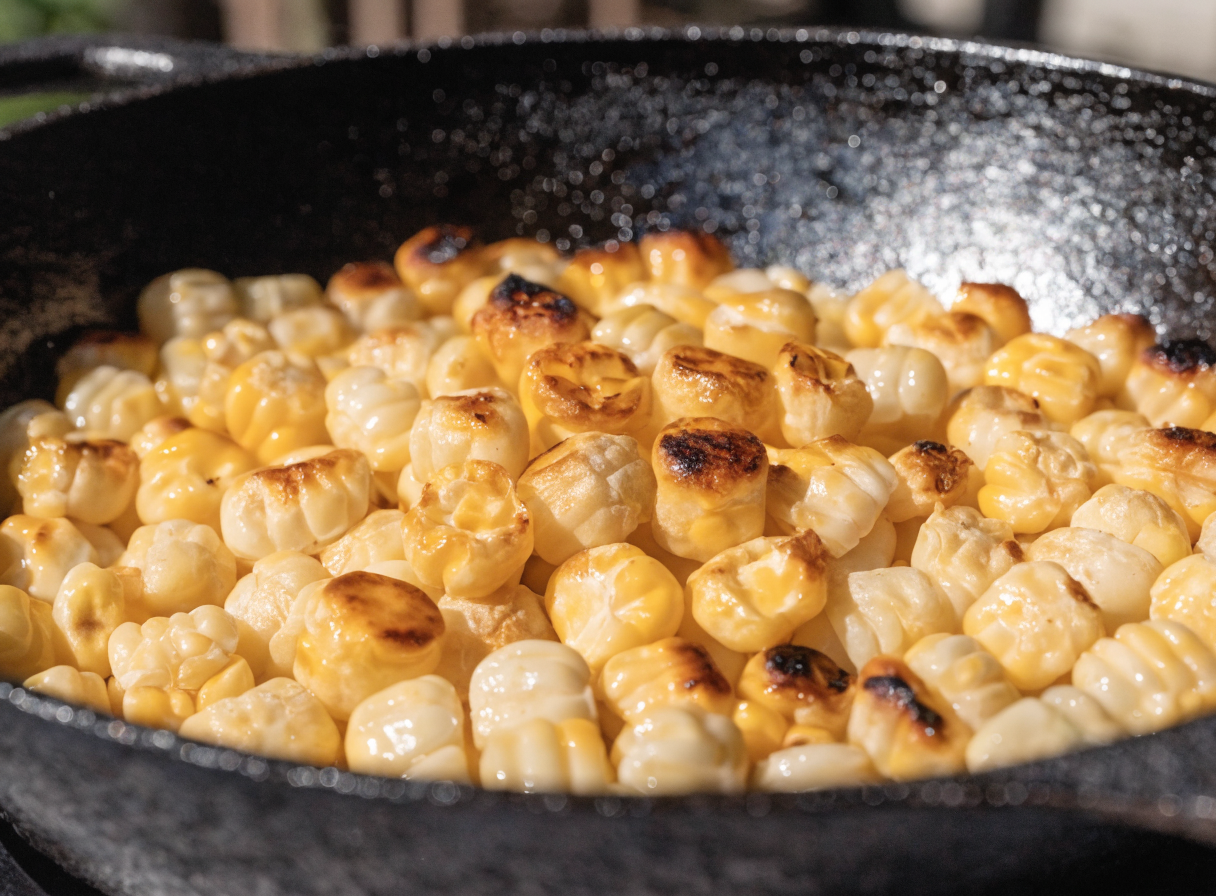 Can you use canned corn for elote dip? step 1 - A close-up detailed photo of drained can