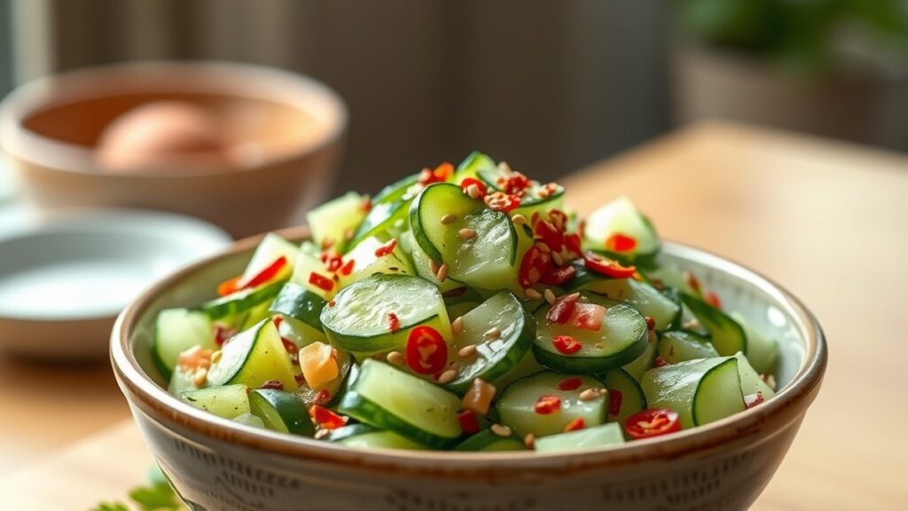 Why Do You Smash Cucumbers In A Salad? - Why do you smash cucumbers in a salad? The Secret to Better Flavor